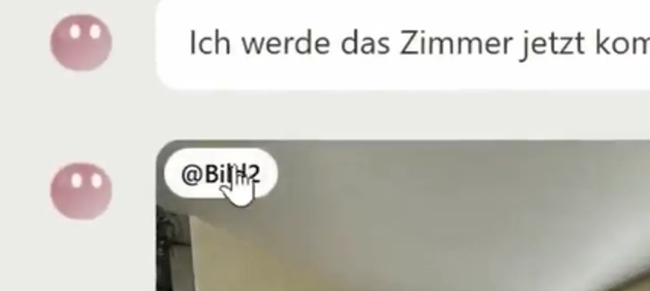 Bild erwähnen zeigen