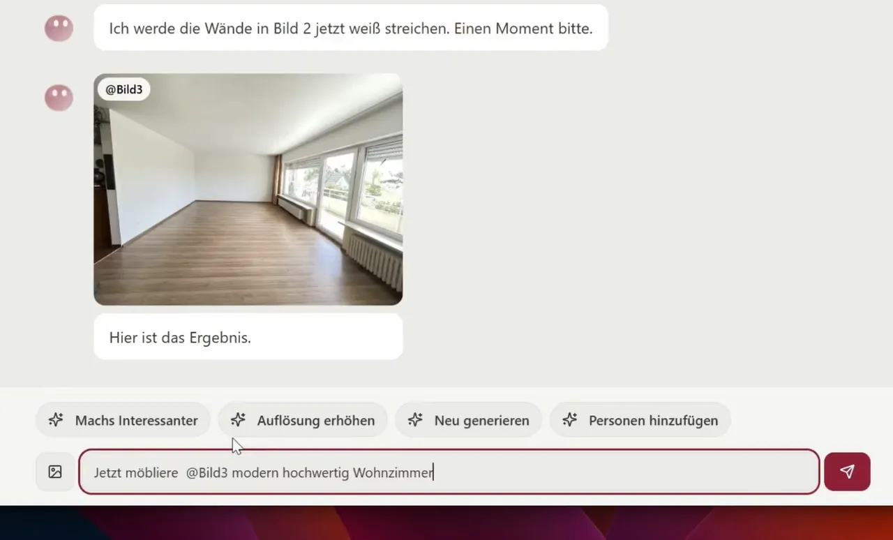 Schritt 3: Raum möblieren